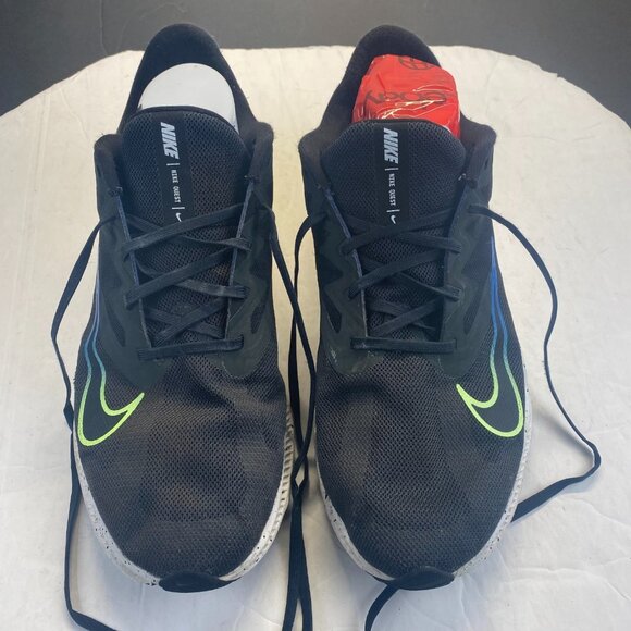 Nike Quest 5 Shoes Mens Size11 Black Mesh Low Top Running Sneakers DH0203-001
